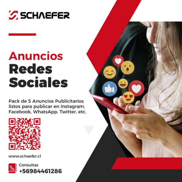 Pack de 5 Anuncios RRSS + QR